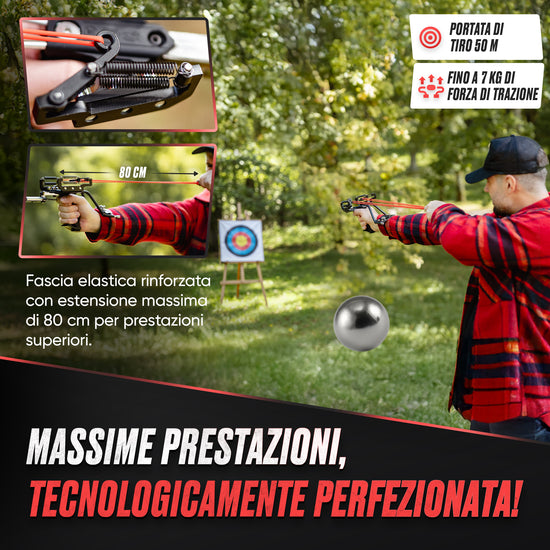Fionda professionale di precisione da Caccia Militare -TRUESHOT – trushot